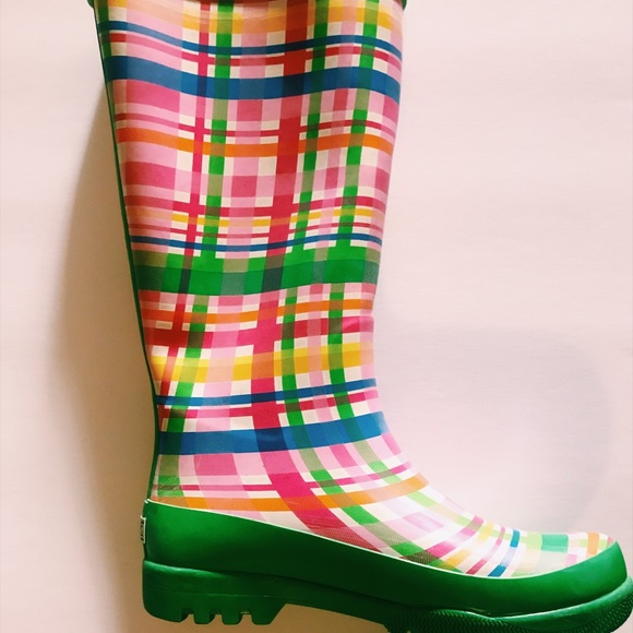 Sperry Shoes - Sperry Multi-colored plaid Women’s Rain boots